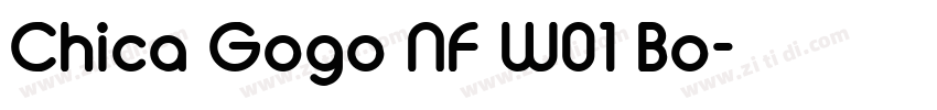 Chica Gogo NF W01 Bo字体转换